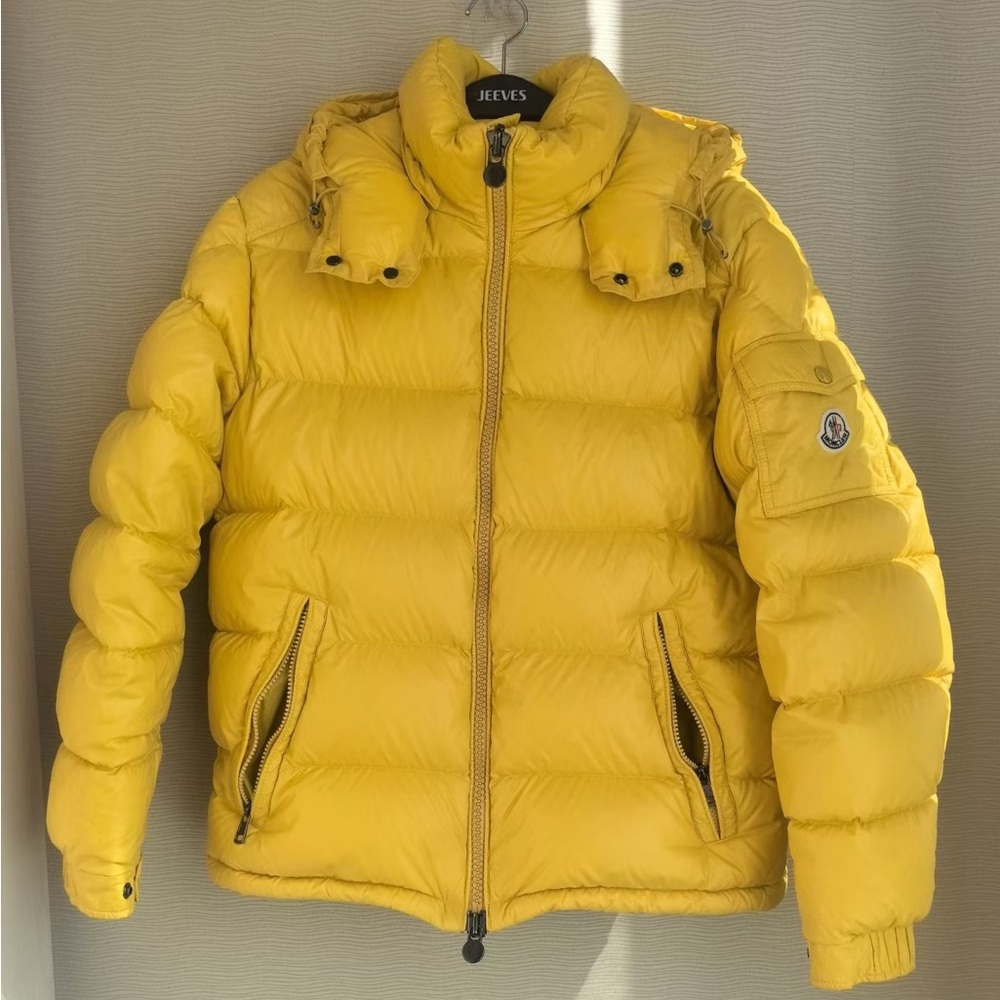 Authentic Moncler Bright Yellow Men's Puffer Jacket